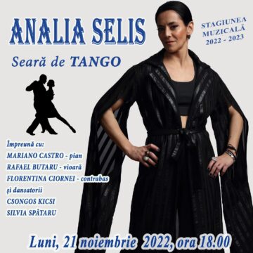 Analia Selis într-un super – spectacol de tango autentic, la Onești