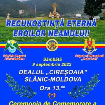 Eroilor Neamului, la Slănic Moldova!