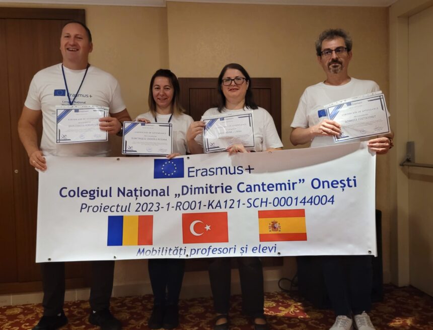 CNDC învață! Proiect Erasmus+ la Colegiul Național „Dimitrie Cantemir” Onești
