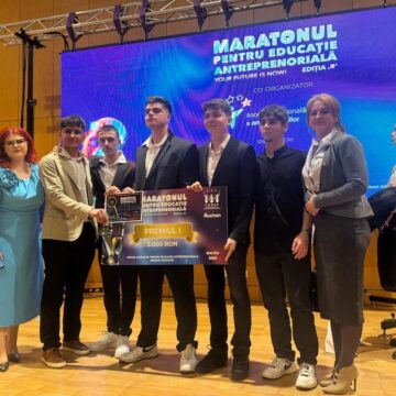 Succes al elevilor de la Colegiul Național ”Grigore Moisil la Maratonul pentru Educație Antreprenorială, ediția a III-a, Bacău 2025