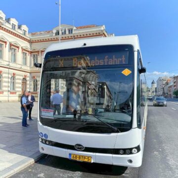 Modernizarea  transportului public la Bacău
