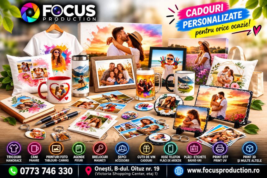 De la o idee la un produs personalizat: cum transformă Focus Production momentele importante în amintiri?