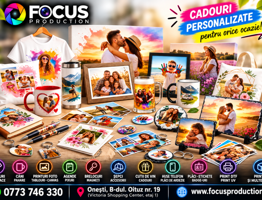 De la o idee la un produs personalizat: cum transformă Focus Production momentele importante în amintiri?