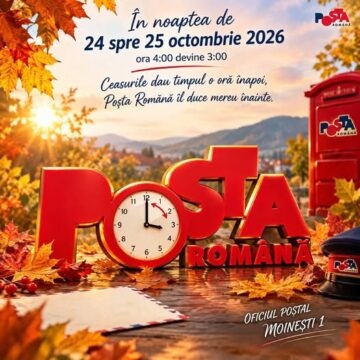 Mesaj de la… Oficiul  Poștal  Moinești 1!